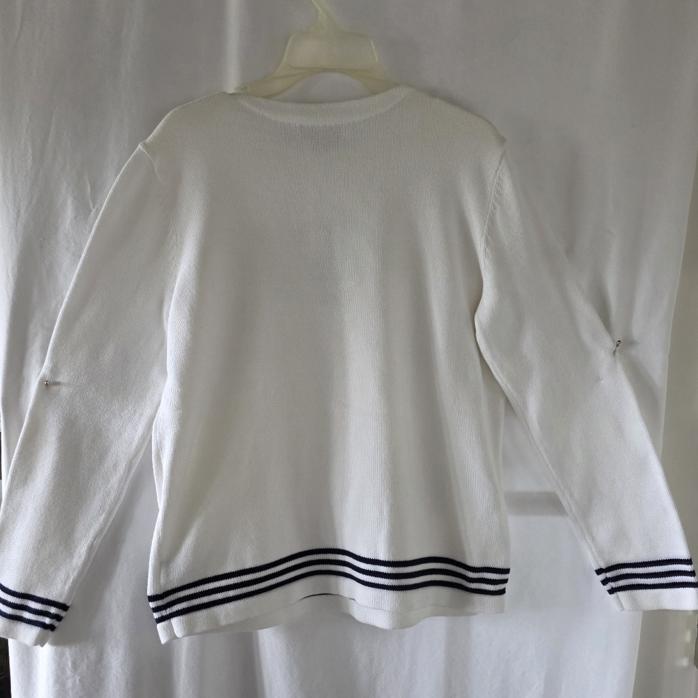 Ralph Lauren 100% Cotton Sweater Sz L $38 - Picture 2 of 7